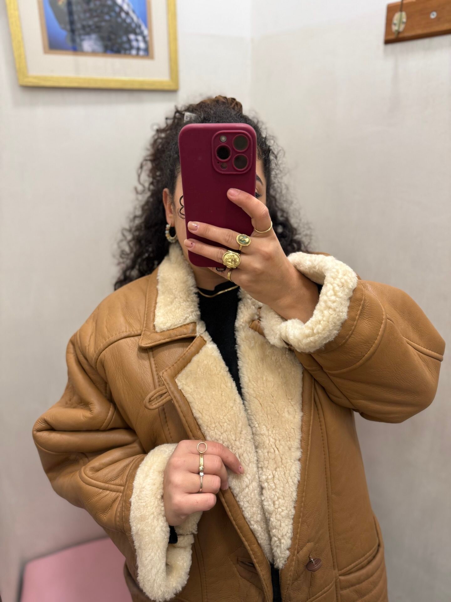 Montone shearling anni 80