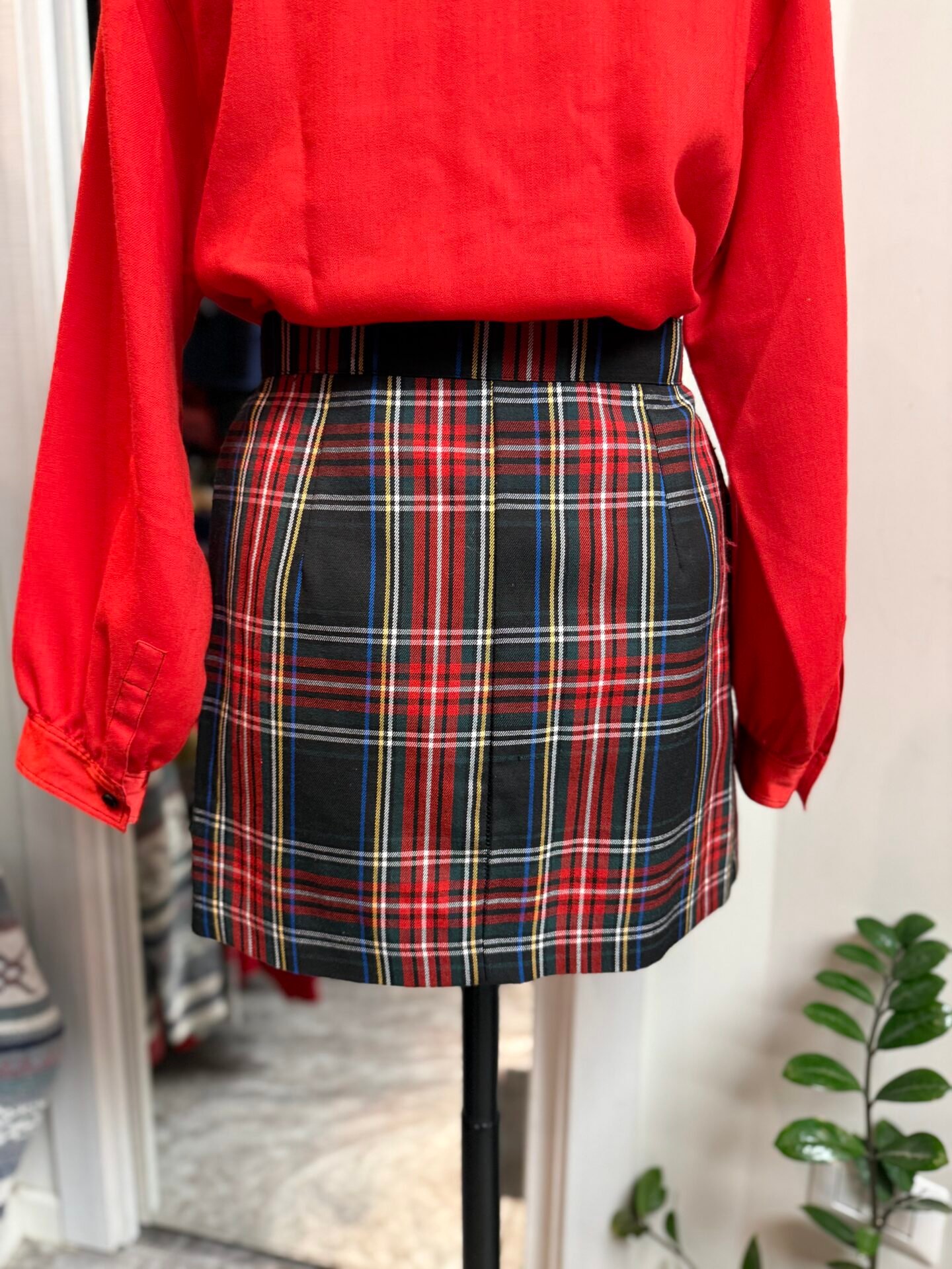 Gonna tartan portafoglio