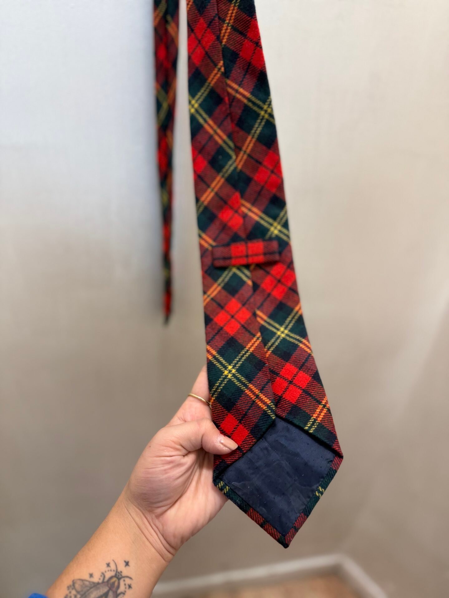 Cravatta tartan