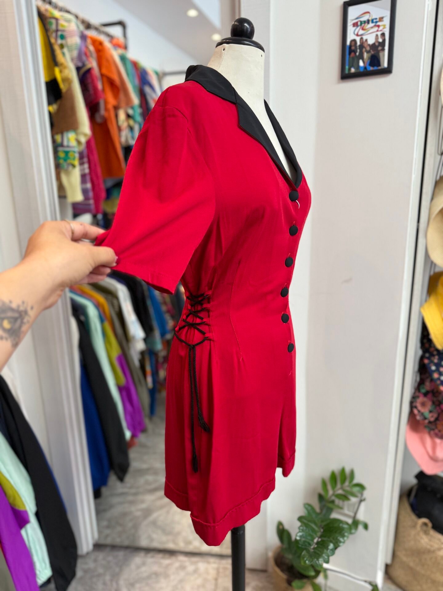 IMG_9173 Jumpsuit rossa corta
