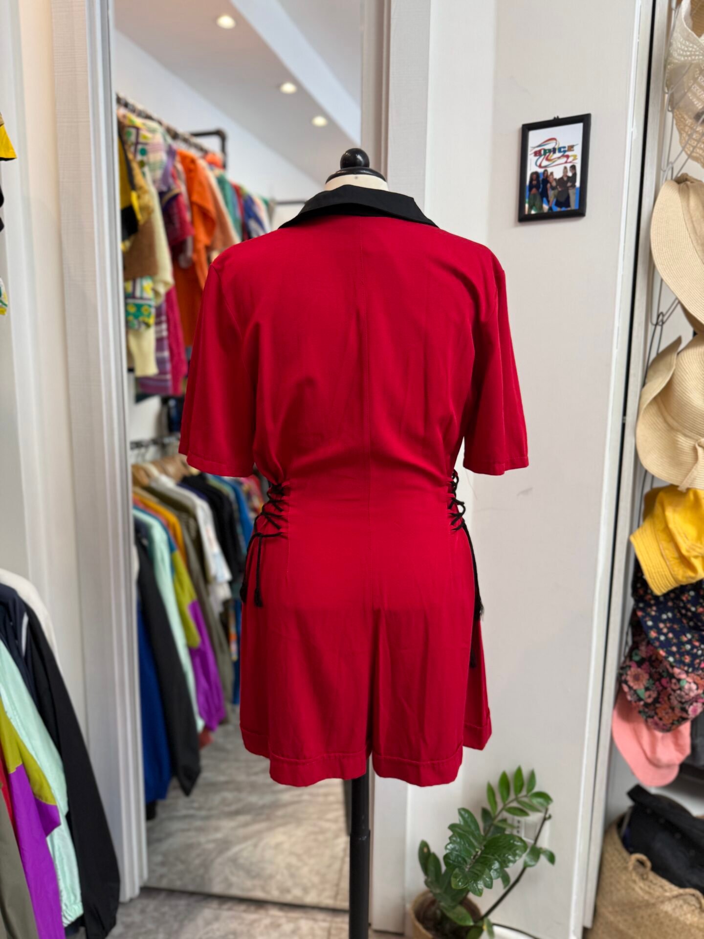 IMG_9175 Jumpsuit rossa corta