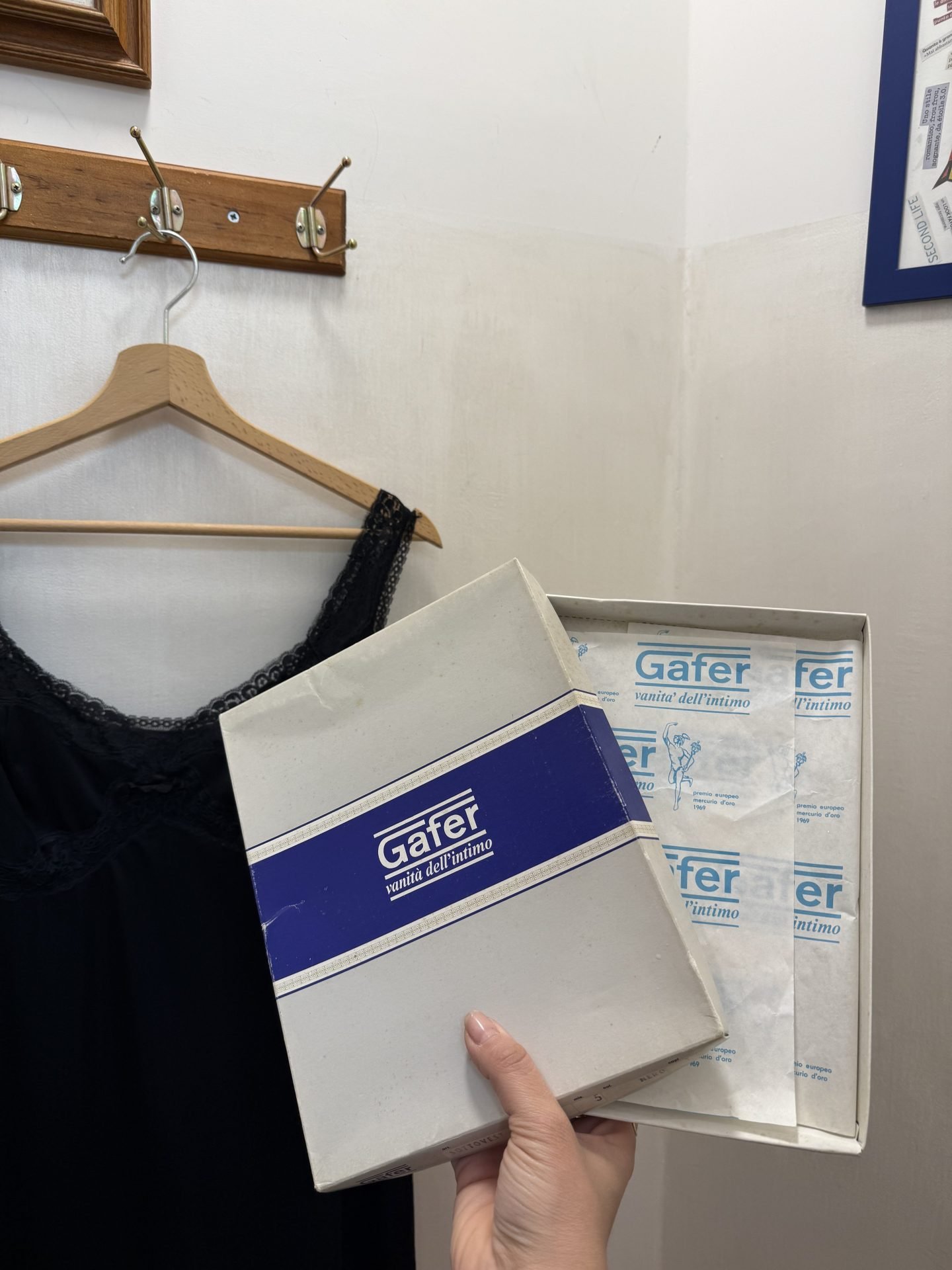 Sottoveste nera tg. 5