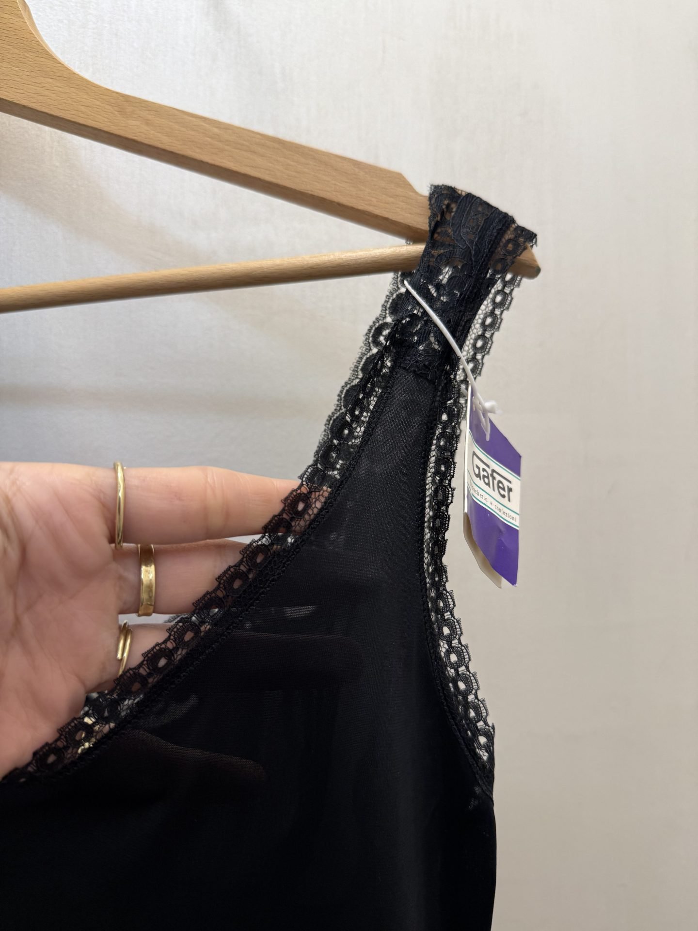 Sottoveste nera tg. 5