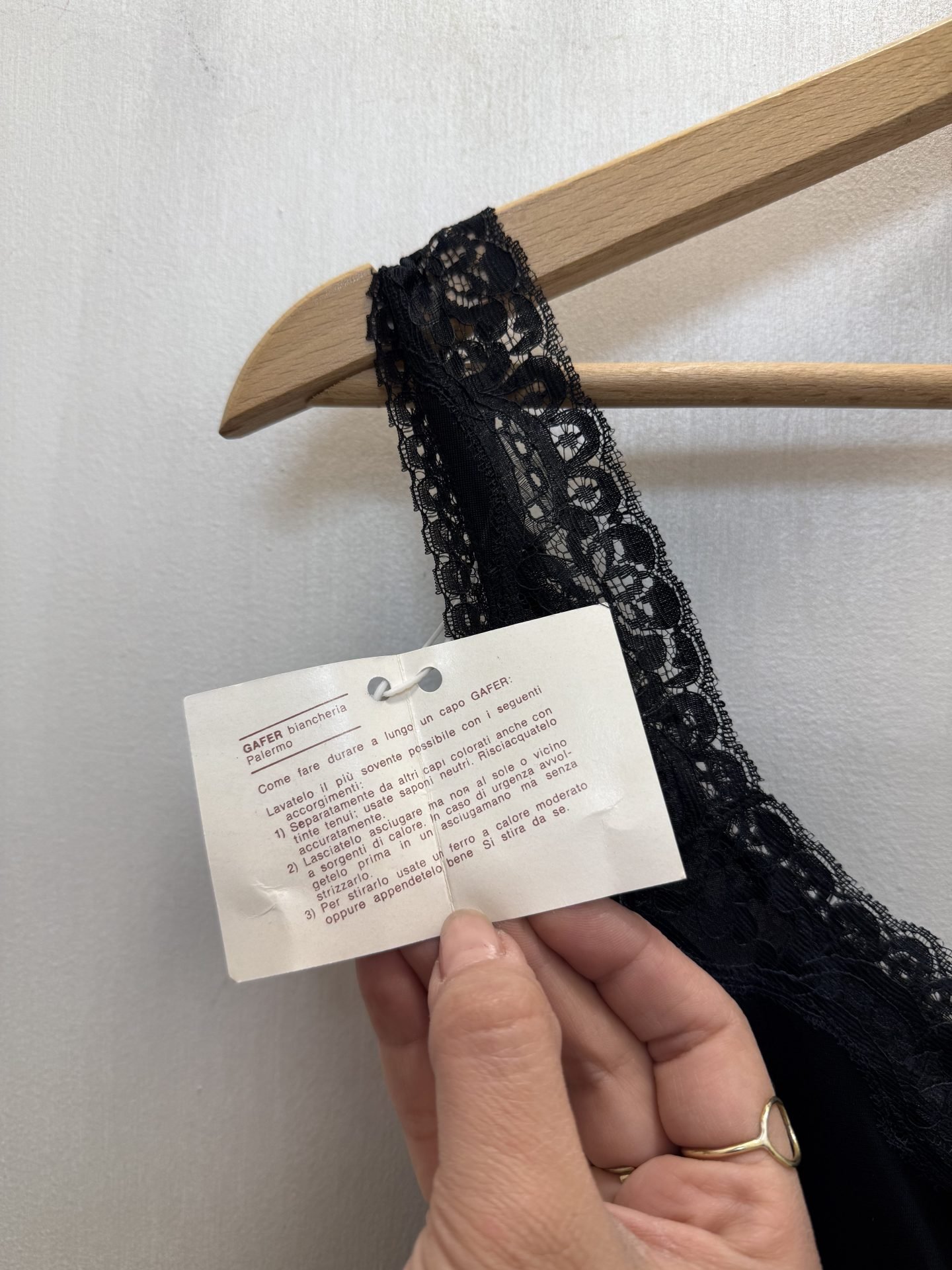 Sottoveste nera tg. 5