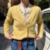 Cardigan giallo