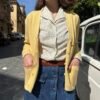 Cardigan giallo