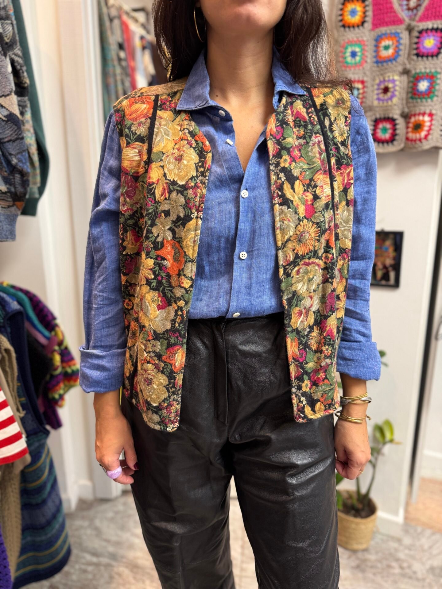Gilet floreale