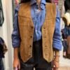 IMG_9529 Gilet pelle scamosciata