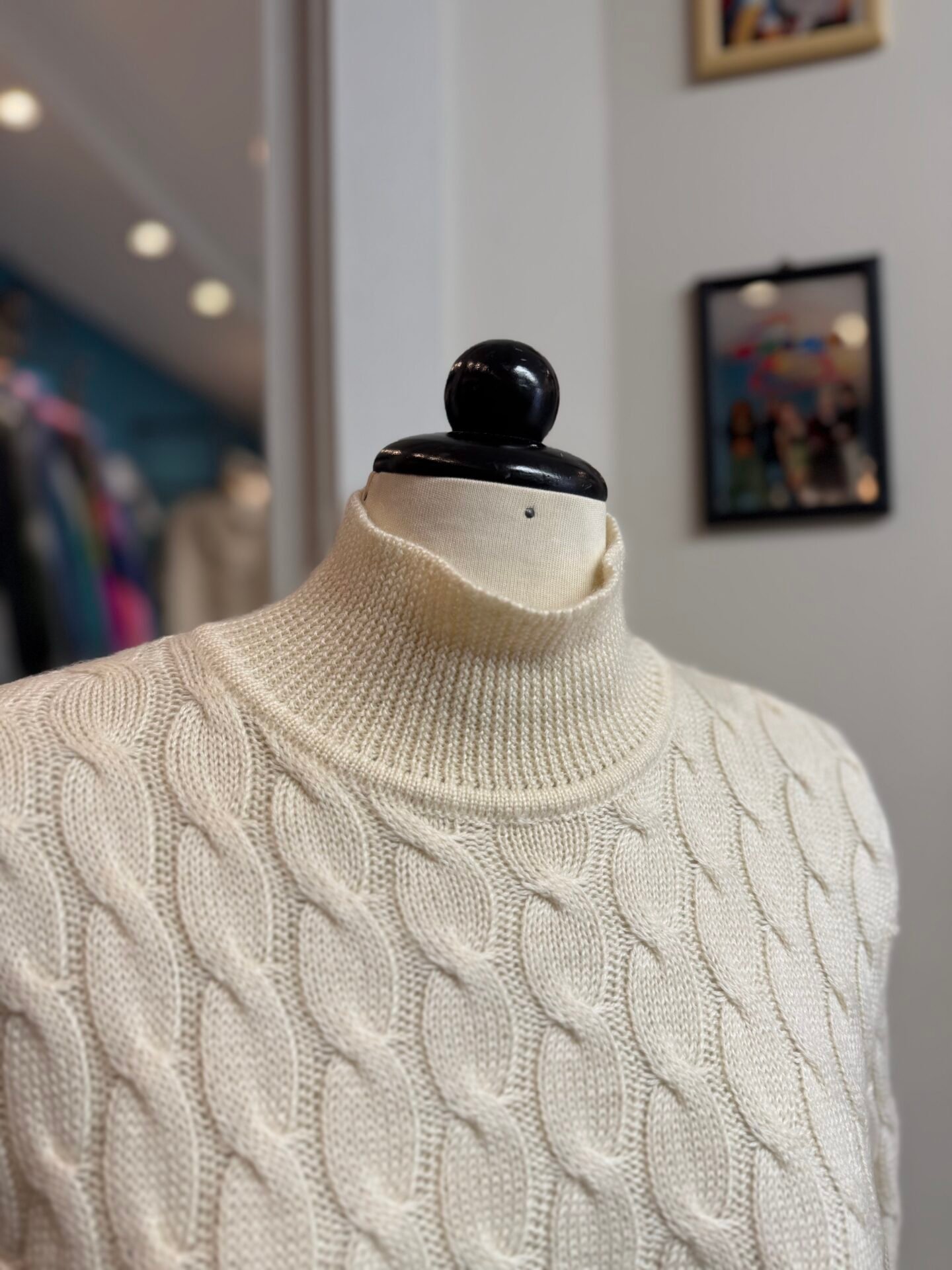 IMG_9571 Maglione panna collo alto S/M