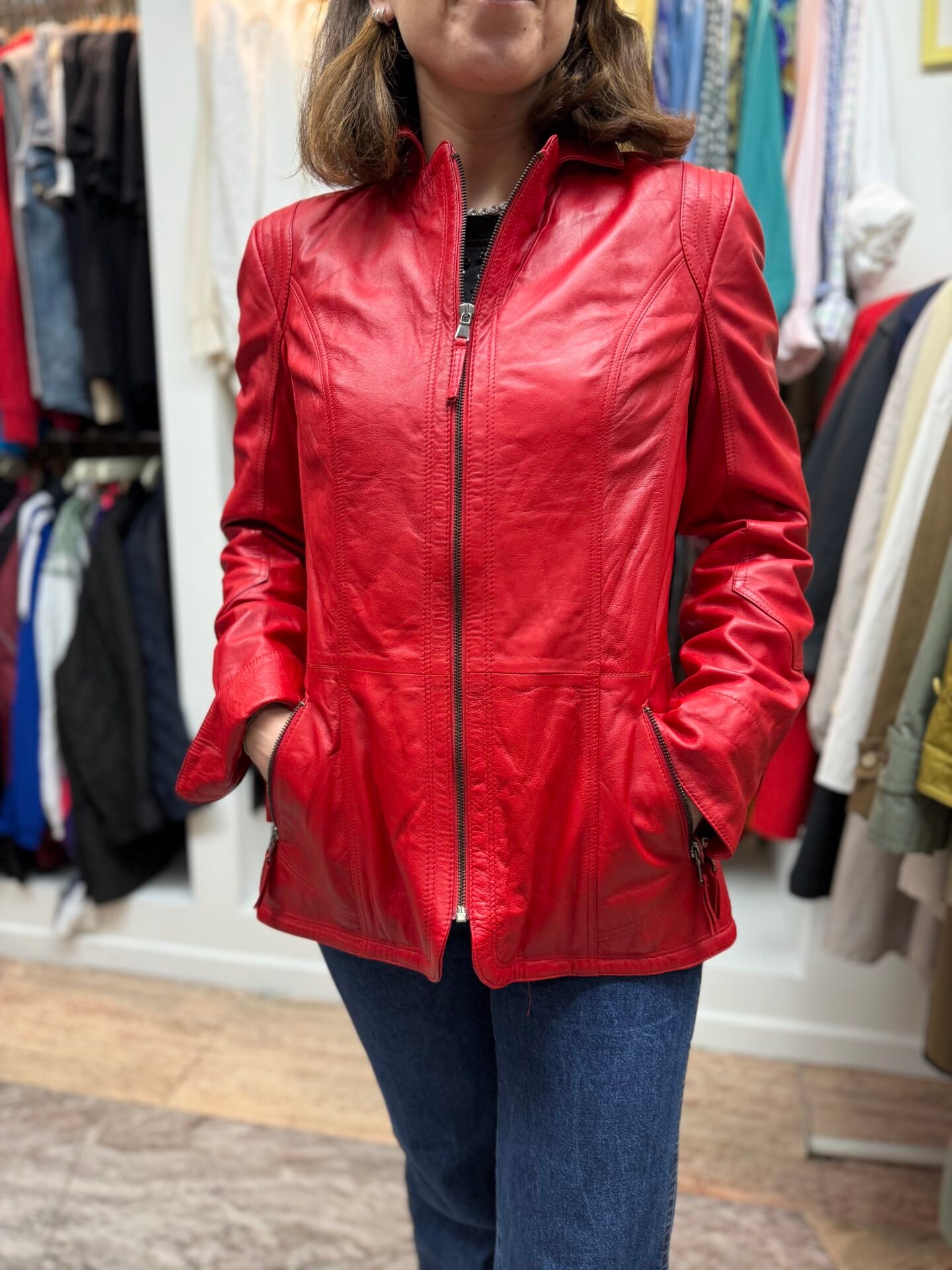 IMG_9614 Giacca pelle rossa