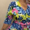 Vestito floreale manica 3/4