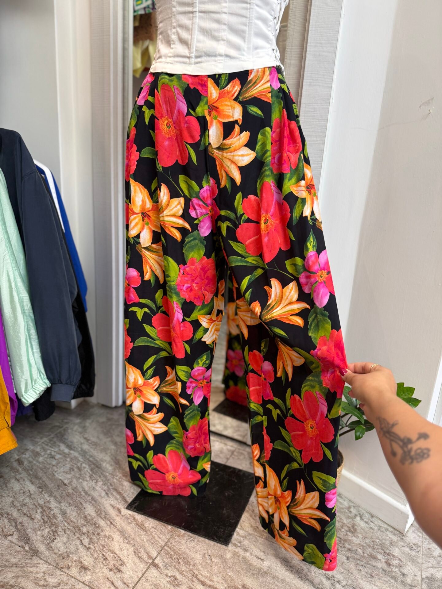 Pantalone floreale