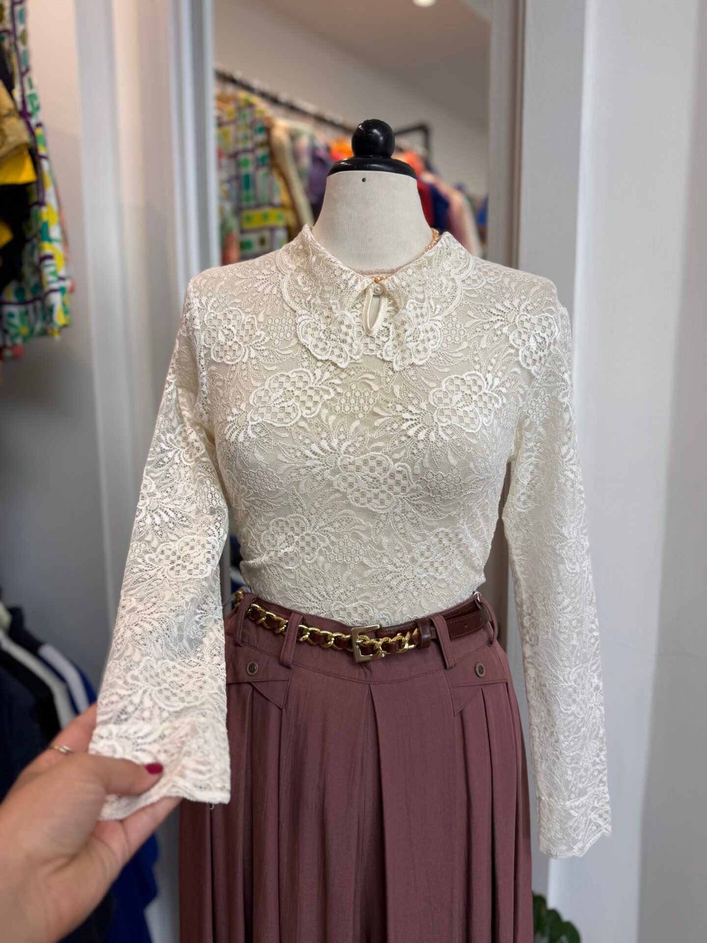 Body pizzo bianco