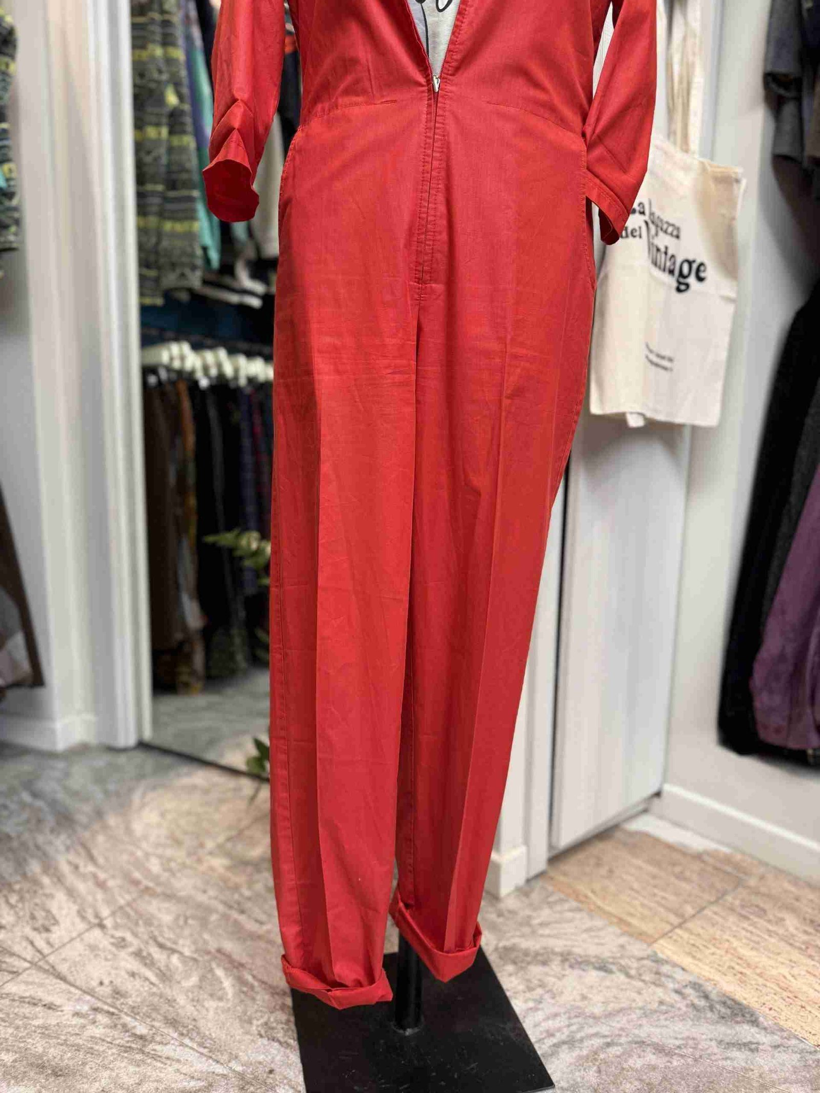 Jumpsuit rossa