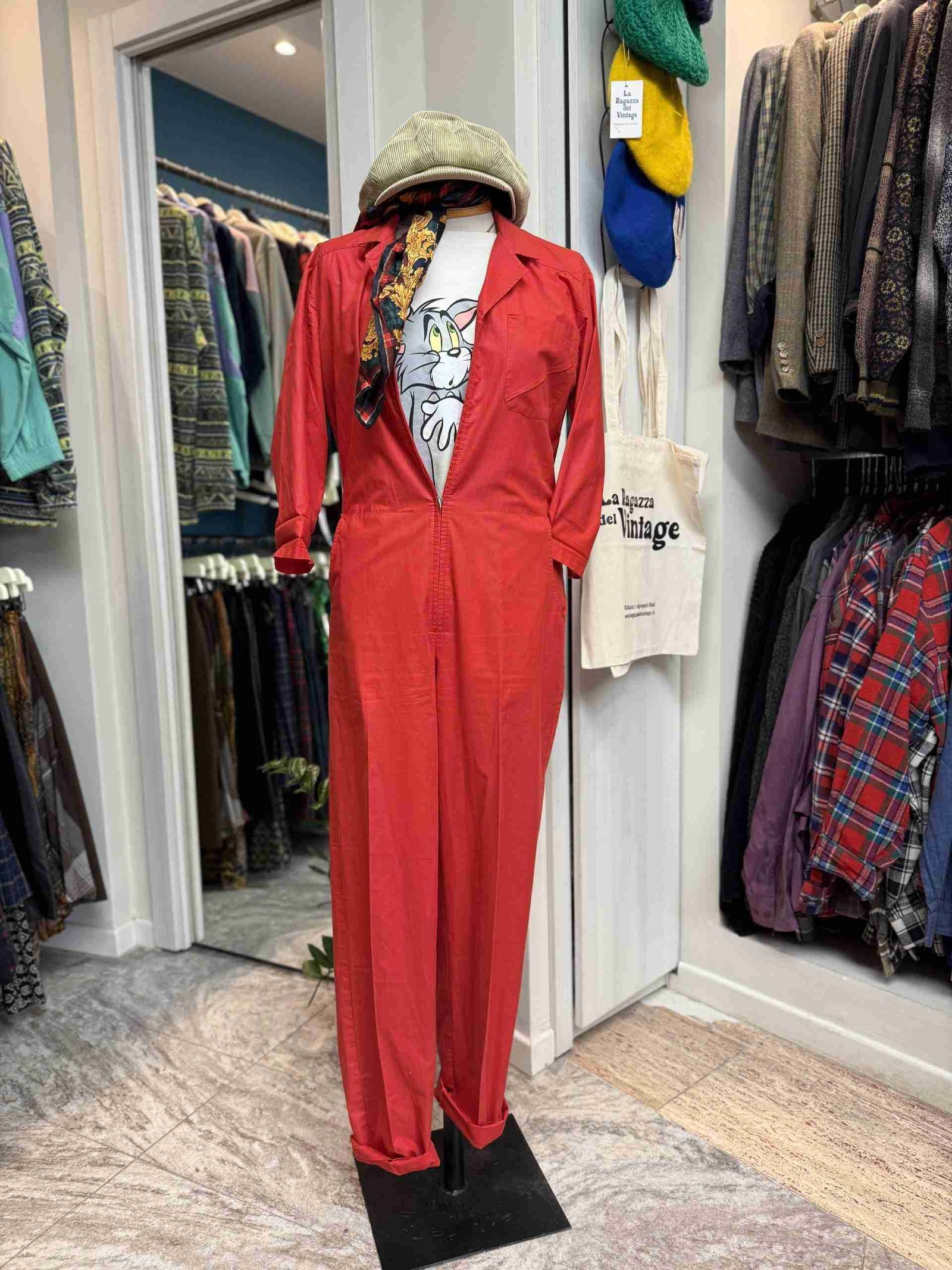 Jumpsuit rossa