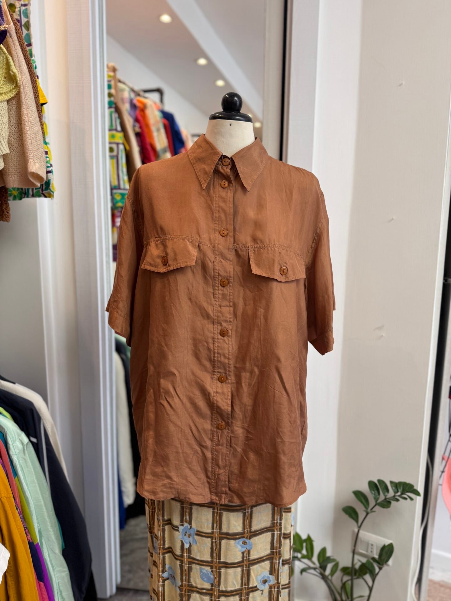 IMG_9805 Camicia seta marrone