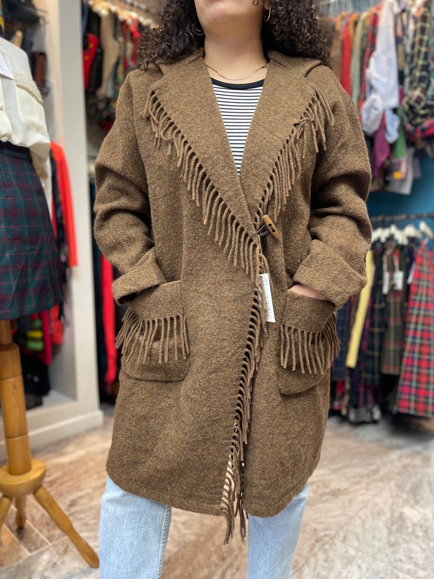 Cappottino con frange