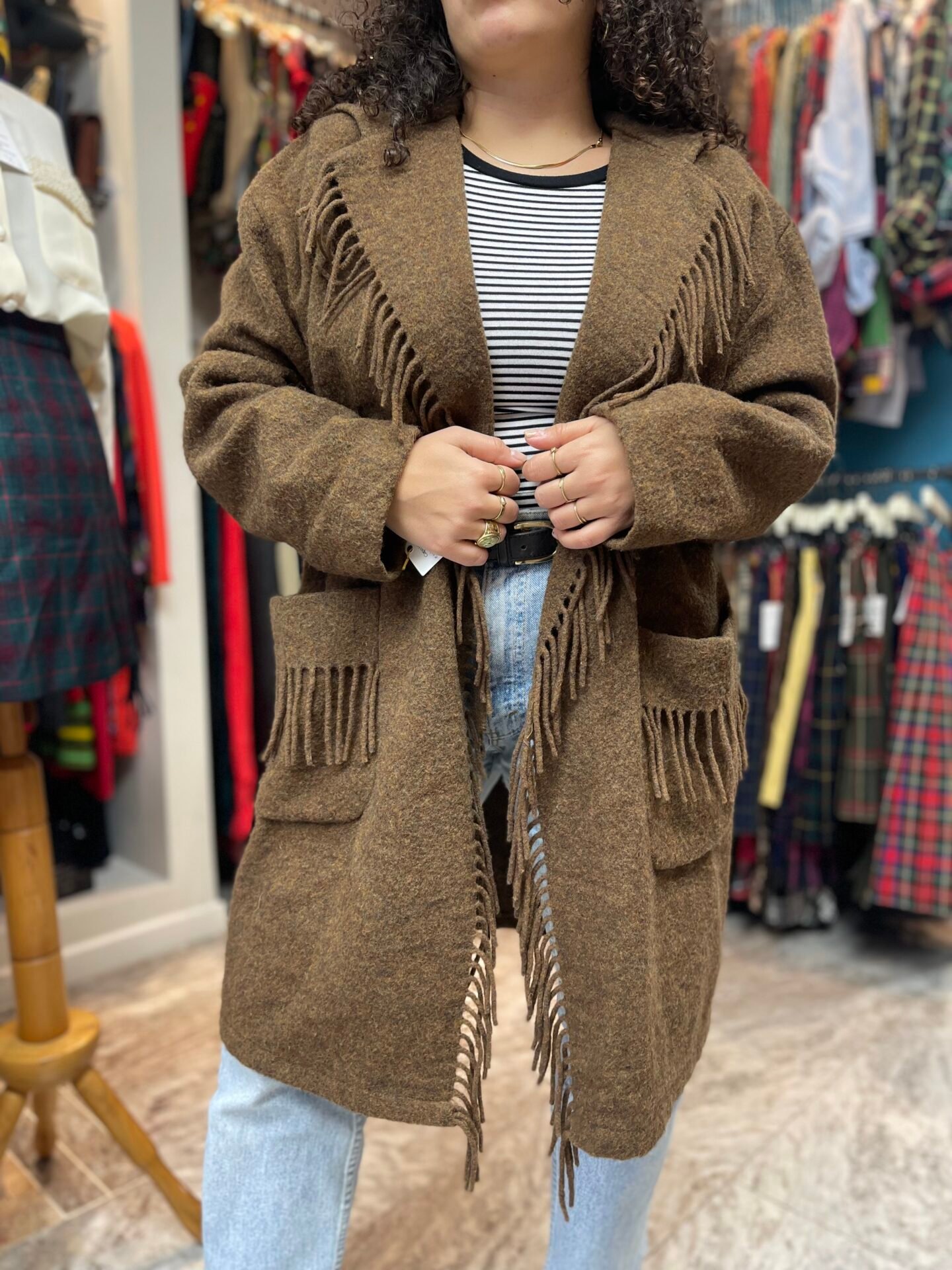 Cappottino con frange