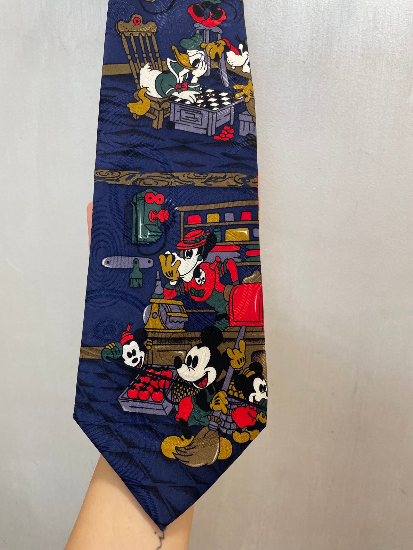 IMG_9859 Cravatta Disney Topolino, Pluto e Paperino
