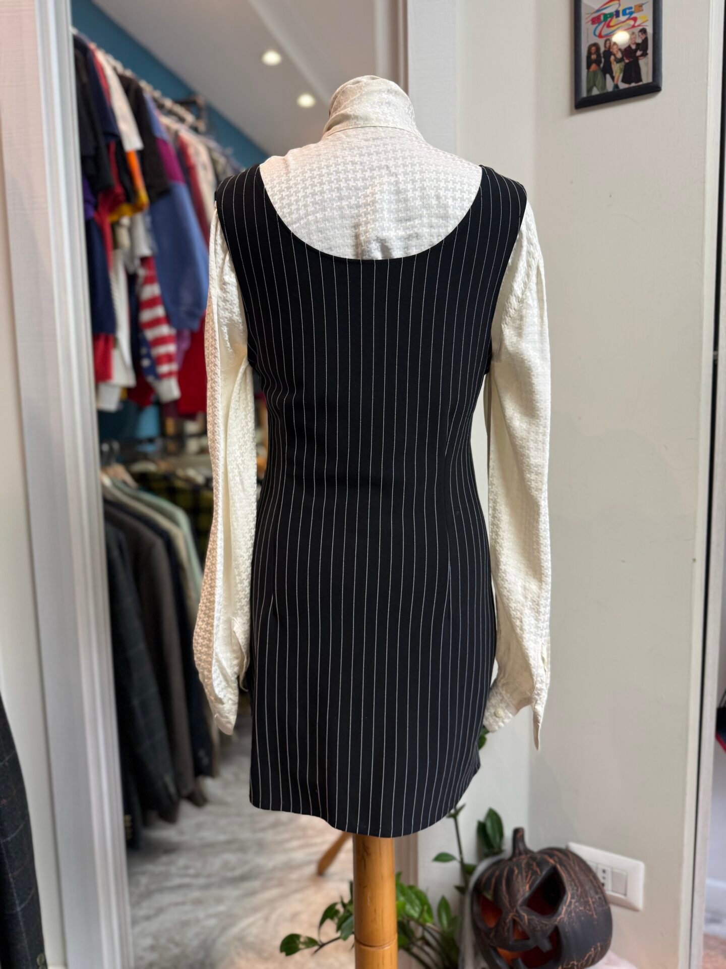 IMG_9887 Vestito smanicato a righe S