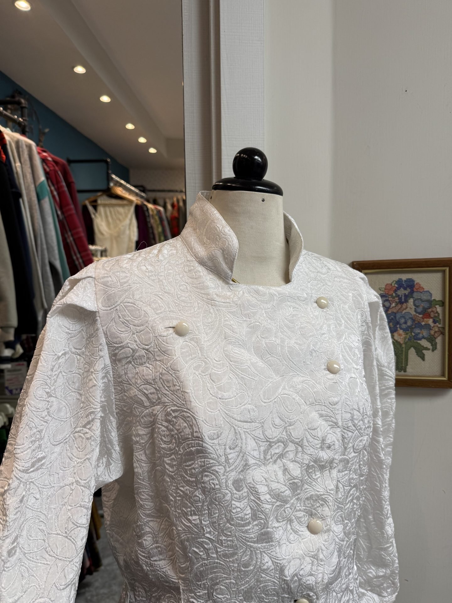 IMG_9959 Camicia bianca damascata