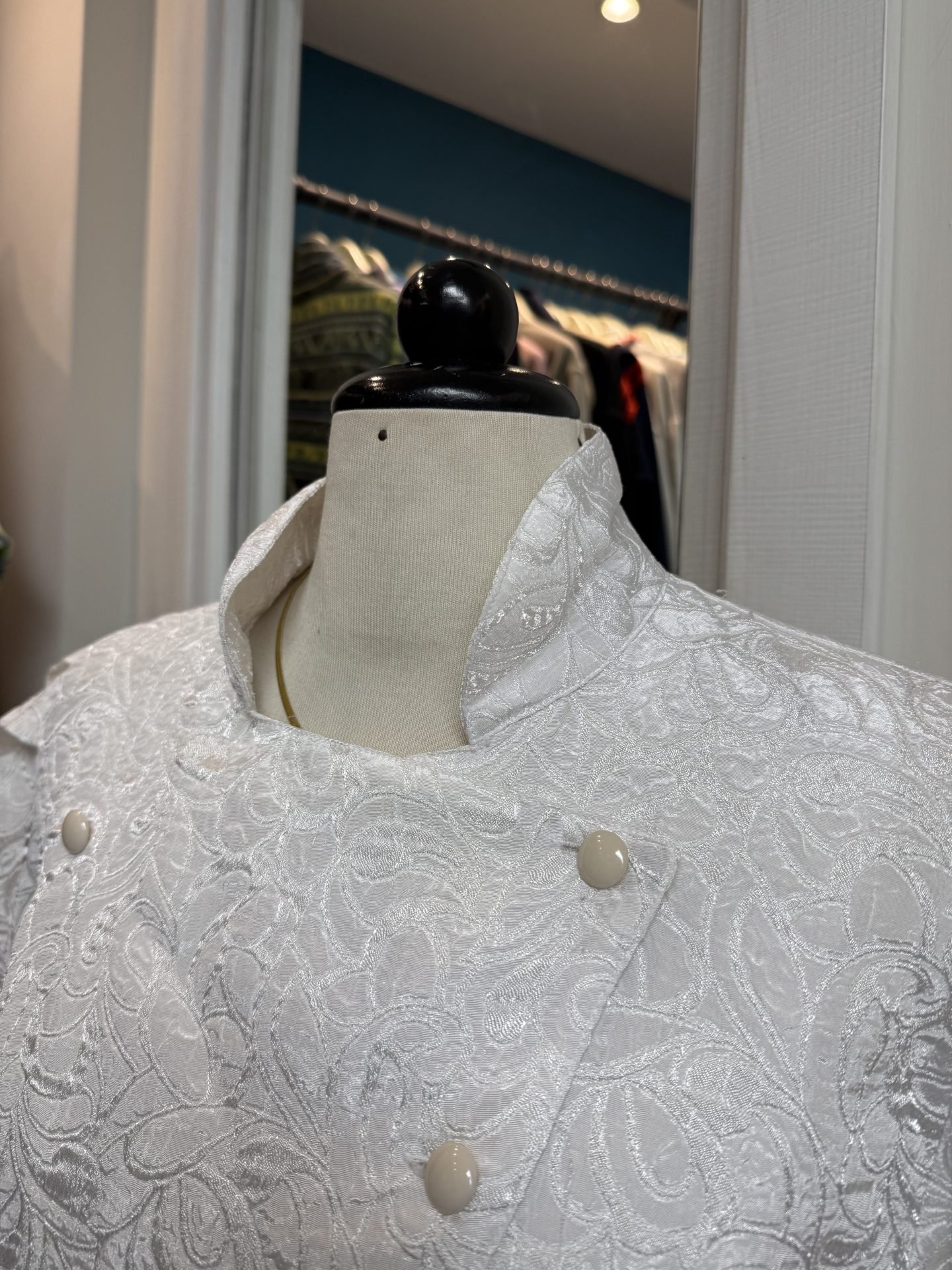 IMG_9961 Camicia bianca damascata